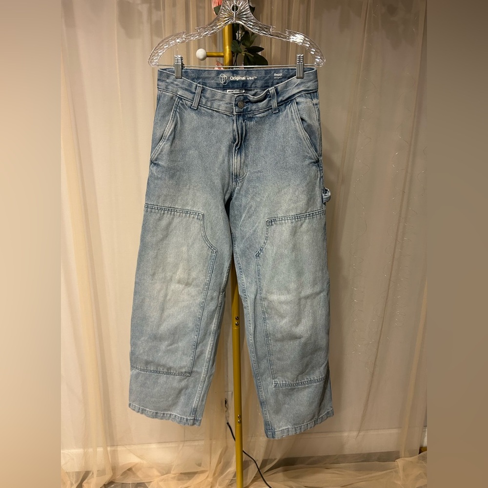 Original Use Baggy Carpenter Jeans | 28x30 | Light Wash | NWT